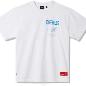 T-shirt 100 voleurs Enter Infinity T-shirt blanc gris 263355