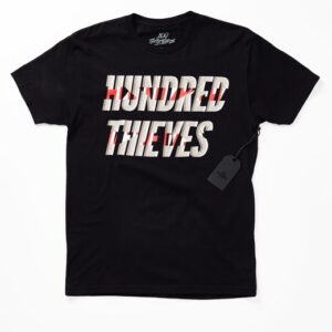 100 Thieves Glitch Tee Noir Noir 260810