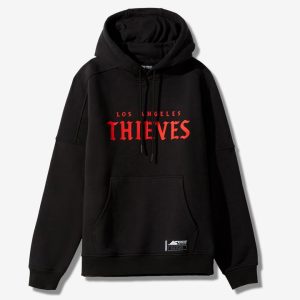 100 Thieves LA Thieves Sweat à capuche officiel pour la maison Noir Noir 260036