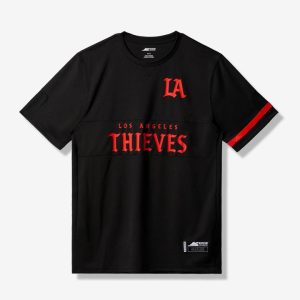T-Shirt 100 Thieves LA Thieves Maillot Domicile Officiel Noir 261050