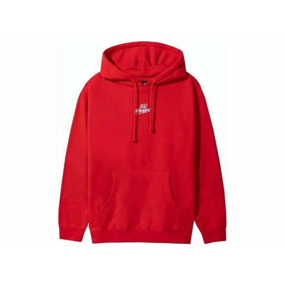 Sweat à capuche avec logo 100 Thieves Rouge Rouge 263662