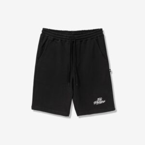 Short de sport 100 Thieves No Camping Fleece Short Noir Noir/Blanc 263008