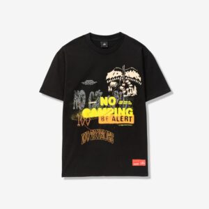 T-shirt 100 voleurs pas de Camping T-shirt noir noir 264382