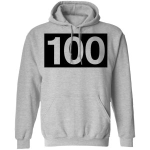 Sweat à capuche 100 Thieves Numbers Gris Gris 263256