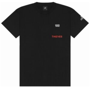 T-shirt 100 voleurs numéros T-shirt noir bleu 262159