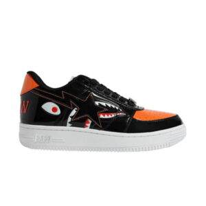 Baskets A Swimming Ape Bapesta Mad Shark Noir Orange 1H30191005 BLK