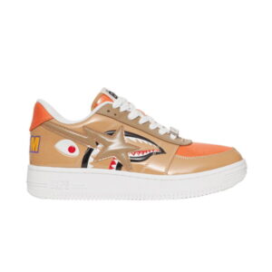 A Swimming Ape Bapesta Mad Shark Baskets Orange Tan 1H30191005 002