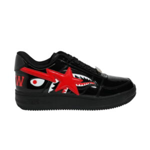 A Swimming Ape Bapesta Shark Baskets Noir 1H30191012 BLK