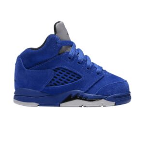 Air Jordan 5 Retro TD Bleu Baskets En Daim Rose 440890 401