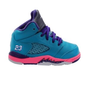 Air Jordan 5 Retro TD Baskets Sarcelle Tropicale 440890 307