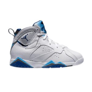 Air Jordan 7 Retro BP Français Bleu Baskets 304773 107