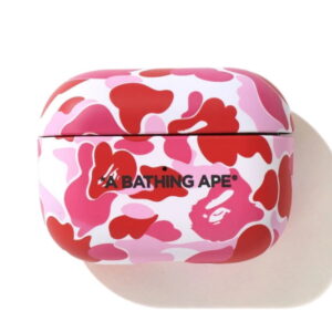Étui BAPE ABC Camo Airpods Pro rose blanc 249452