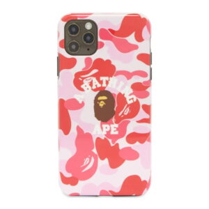 Coque de protection BAPE ABC Camo College iPhone 11 Pro Max Case Rose Noir 250667
