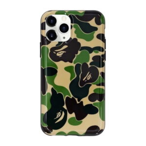 Coque de protection BAPE ABC Camo iPhone 11 Pro Case Vert Noir 251570