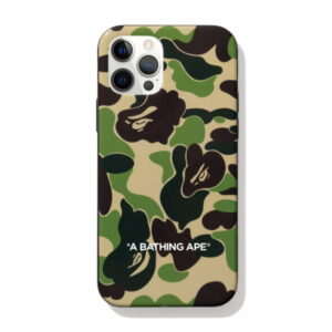 Coque de protection BAPE ABC Camo iPhone 12 PRO MAX Case Vert Rouge 249426