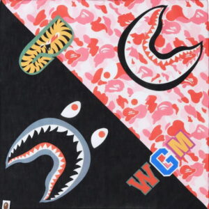 Bandana BAPE ABC Shark Bandana Rose Rose 246823