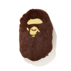 BAPE Ape Coussin de tête Marron Marron 246862