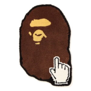 Tapis BAPE Ape Head Online Tapis Marron Bleu 251084
