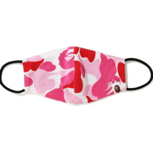 Masque camouflage BAPE Big ABC rose blanc 250718