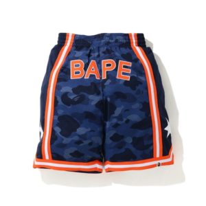 BAPE Color Camo Wide Basketball Shorts Marine Noir 245760