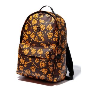 Sac à dos BAPE Daypack(m) All Baby Milo Pvc Marron Marron 250637