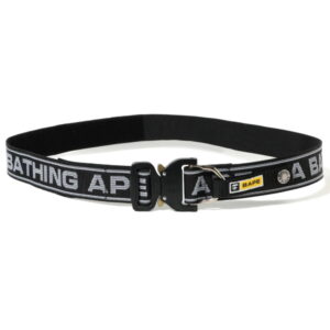 Ceinture Logo BAPE Noir Rose 251523