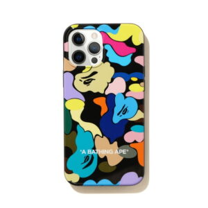 Étui de protection BAPE Multi Camo iPhone 12 Pro Max Case noir noir 249441