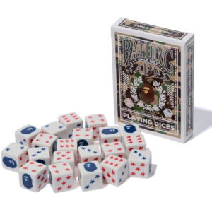 BAPE Dés à Jouer Multi Crème 249651