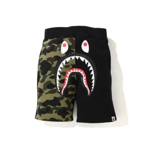 BAPE Shark Sweat Shorts (SS21) Noir Noir 248403