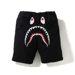 Short de sport BAPE Space Camo Shark Short réversible noir bleu 248425