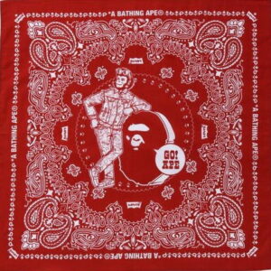 Bandana BAPE x Levi's Bandana Rouge Blanc 249247