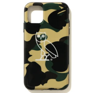 Coque de protection BAPE x OVO 1st Camo Iphone 11 Pro coque Jaune Noir 246081