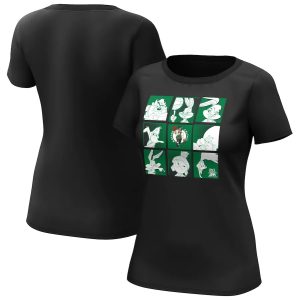 Boston Celtics Fanatics Branded Space Jam Tune Squad T-Shirt – Femme Noir 253233