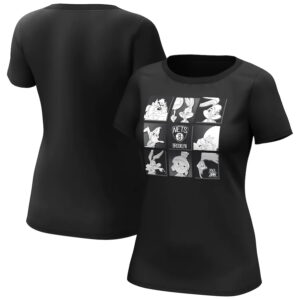 Brooklyn Nets Fanatics Branded Space Jam Tune Squad T-Shirt – Femme Noir 253043