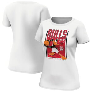 T-shirt Daffy Duck de marque Space Jam Tune Squad des Chicago Bulls Fanatics – Femme Blanc 254144