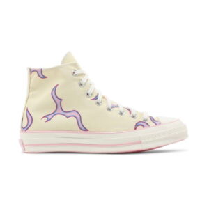 Golf Le Fleur x Converse Chuck 70 High Flame Baskets Jaune Pastel 172398C