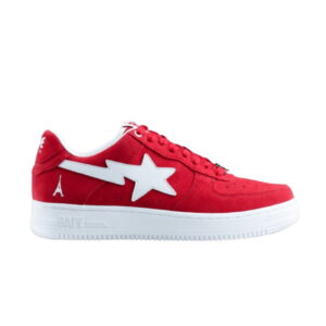 Baskets Highsnobiety x A Swimming Ape Bapesta Not In Paris Pack – Rouge HB BAPE PARIS RED