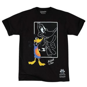Mitchell & Ness Daffy Duck Tune Squad Space Jam T-Shirt Noir 255415