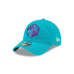 New Era Charlotte Hornets 9TWENTY 2021 Draft Edition NBA Strapback Chapeau Turquoise 262137