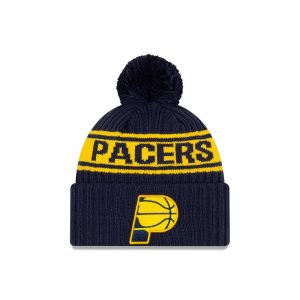 New Era Indiana Pacers 2021 Draft Edition Pom Knit NBA Bonnet Marine 262121