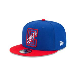 New Era Los Angeles Clippers 9FIFTY 2021 Draft Edition NBA Snapback Casquette Bleu-rouge 259554