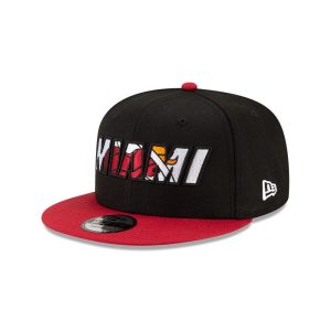 New Era Miami Heat 9FIFTY 2021 Draft Edition NBA Snapback Casquette Noir 259852
