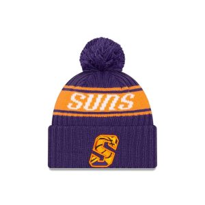 New Era Phoenix Suns 2021 Draft Edition Pom Knit NBA Bonnet Violet 262235