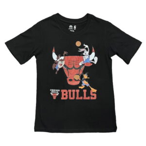 T-shirt de basket-ball Outerstuff Chicago Bulls Space Jam 2 Warmin Up T-shirt NBA pour jeunes noir 257123