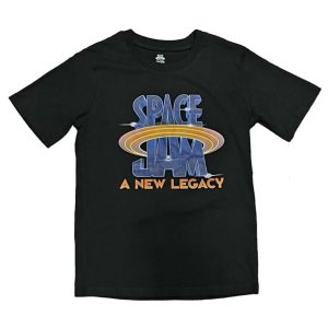 Outerstuff Tune Squad Galactic Logo Space Jam 2 T-Shirt de basket-ball pour jeunes noir 254824