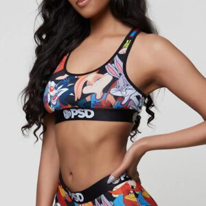 Haut de sport PSD Squad Goals Tune Squad Space Jam 2 Sports Bra Noir 257111