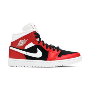 Femme Air Jordan 1 Mid Gym Rouge Noir Blanc BQ6472 601