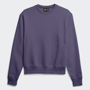 adidas Pharrell Williams Basics Crewneck Sweatshirt Tech Violet Gris 264691