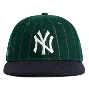 Casquette de baseball Aimé Leon Dore New Era Wool Pinstripe Yankee Hat Vert/Marine Blanc 278181
