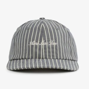 Casquette de baseball Aimé Leon Dore rayé popeline Logo chapeau marine/crème multicolore 278292